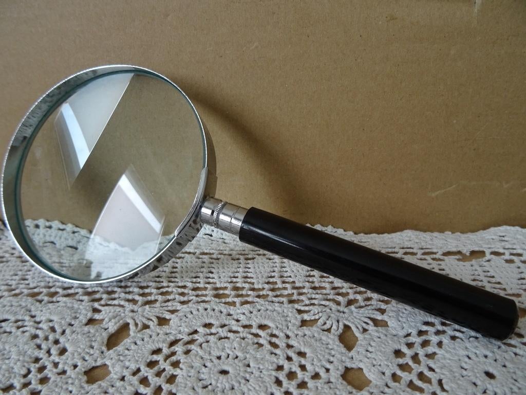 Loupe vintage loupe avec bakélite loupe en bakélite vintage, Loupe, Enlèvement ou Envoi, Comme neuf, Onbekend