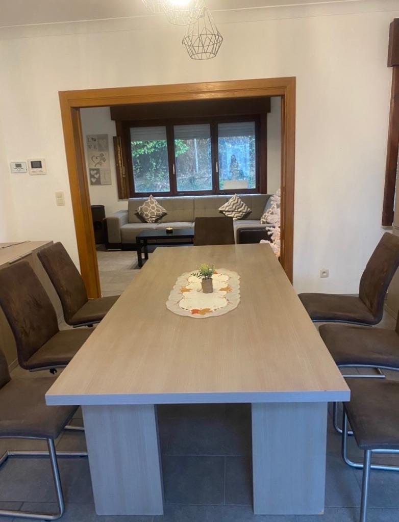 Grande table à manger, Maison & Meubles, Tables | Tables à manger, Utilisé, Cinq personnes ou plus, Enlèvement