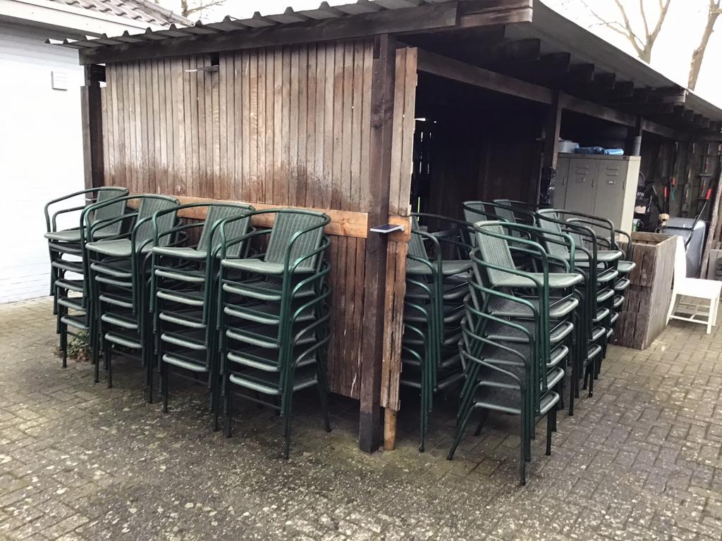 Tuinstoelen, Ophalen, Gebruikt