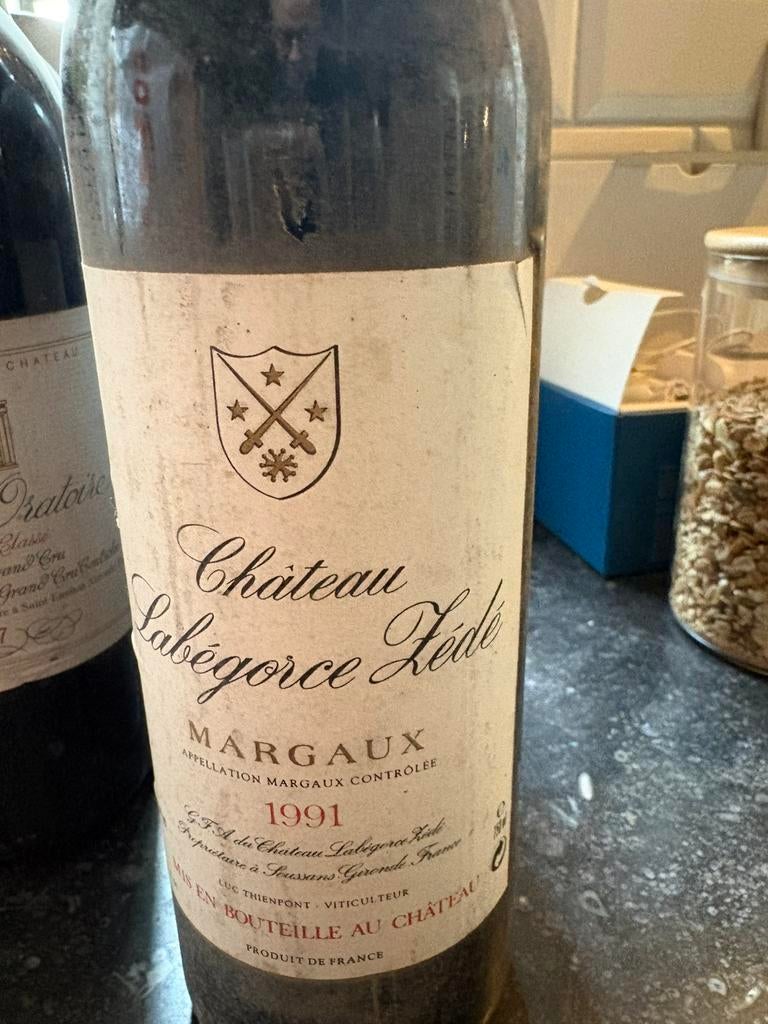 Labégorce Zédé, Verzamelen, Wijnen, Ophalen, Frankrijk, Zo goed als nieuw, Rode wijn