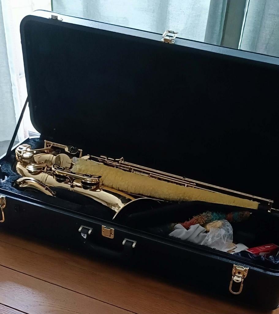 Tenorsax yanagisawa T901...goudkleurig in perfecte staat!!, Ophalen