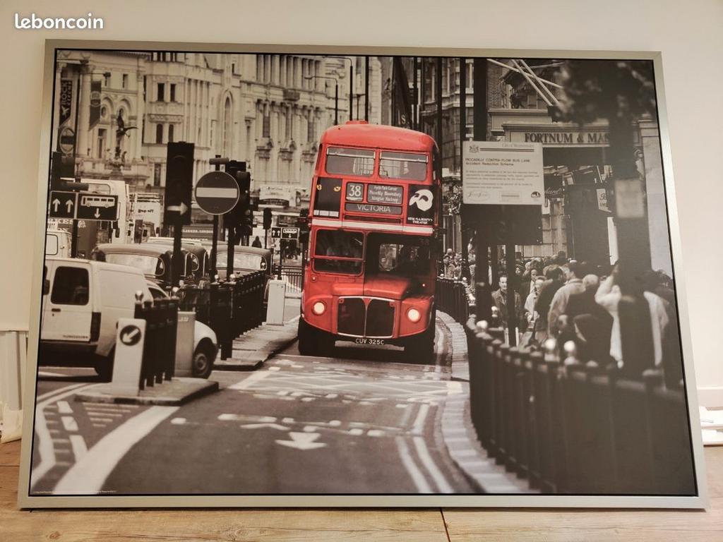 Cadre Londres Ikea, 75 cm ou plus, Comme neuf, 100 à 125 cm, Enlèvement