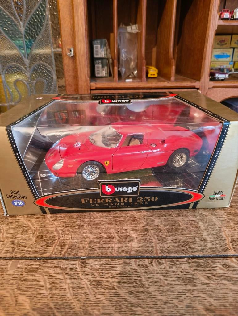 Bburago Ferrari 250 Le Mans 1/18, Hobby & Loisirs créatifs, Voitures miniatures | 1:18, Enlèvement ou Envoi