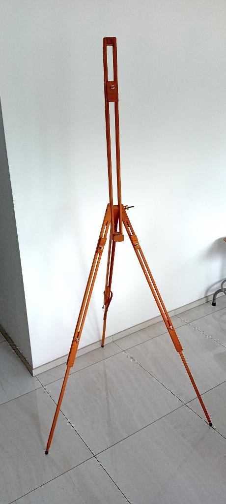 Vintage schildersezel opklapbaar, Hobby en Vrije tijd, Schilderen, Ophalen of Verzenden, Zo goed als nieuw, Ezel