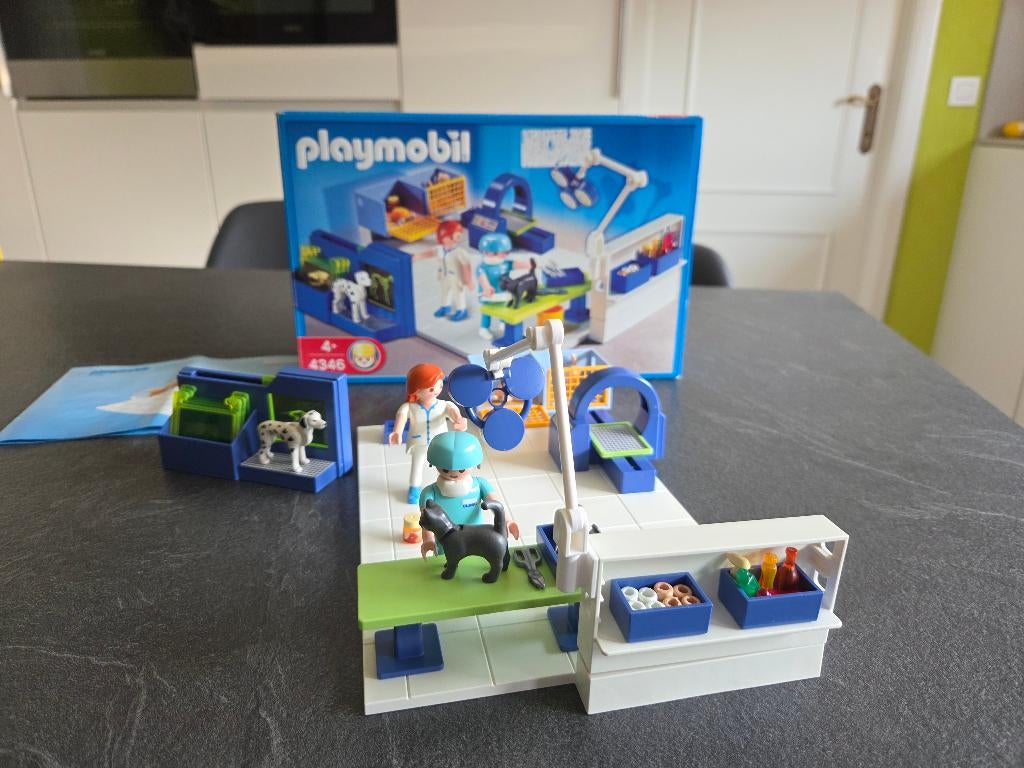 playmobil dierenpraktijk 4346, Enlèvement, Comme neuf, Ensemble complet