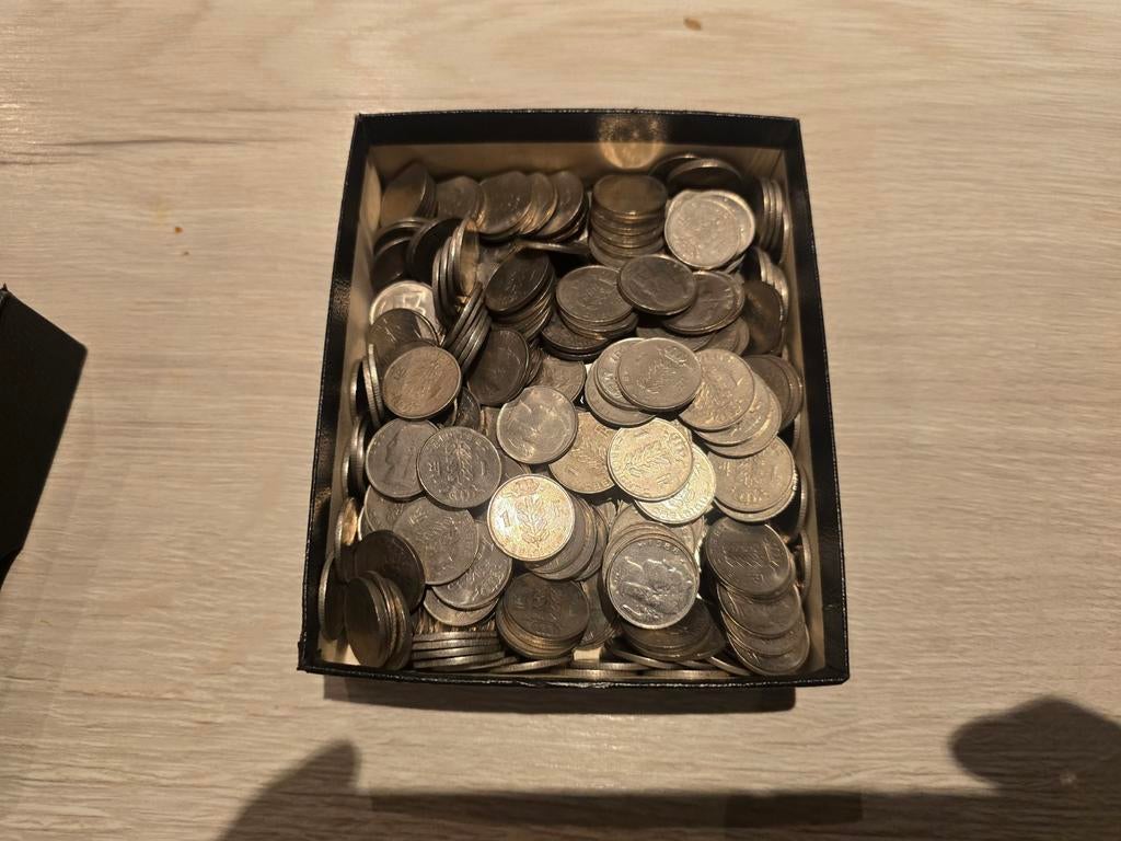100 Belgische 1-frankmunten (1960–1990) – mooie staat, Postzegels en Munten, Munten en Bankbiljetten | Verzamelingen, Munten, Ophalen