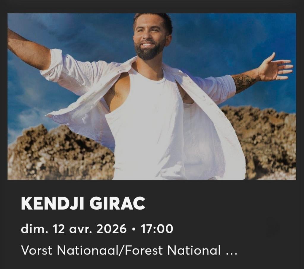 Concert van Kendji Girac, April