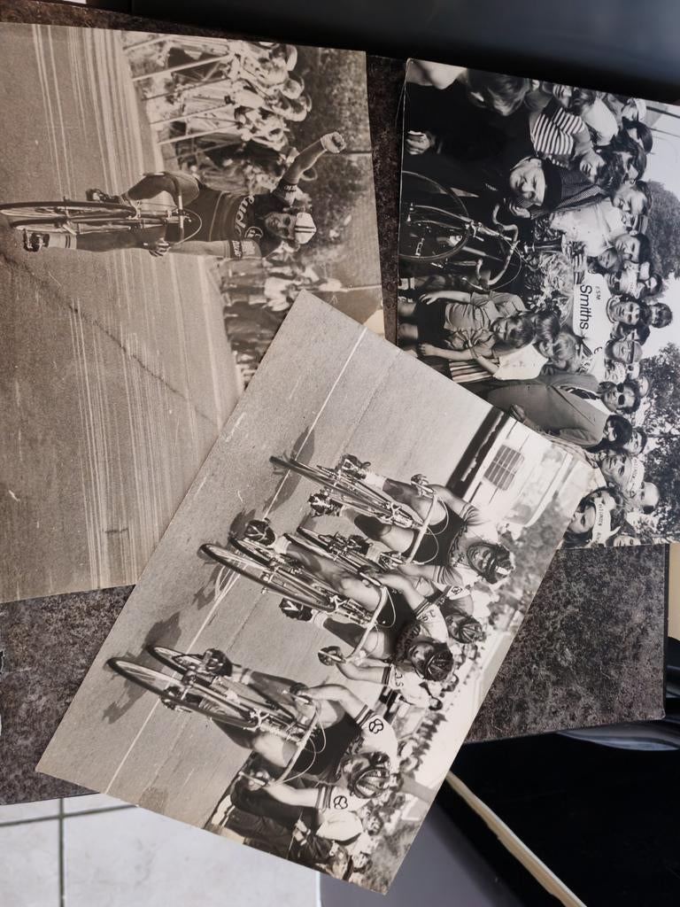 Oude foto's wielrennen, Verzamelen, Ophalen, 1960 tot 1980, Gebruikt, Foto