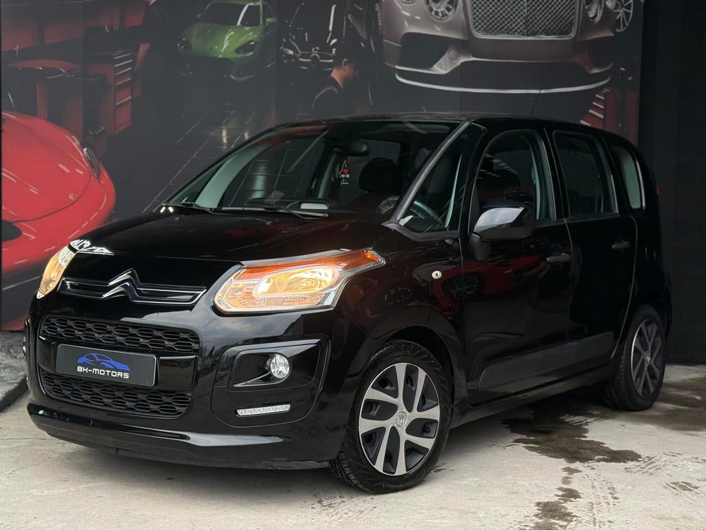 Citroen C3 Picasso 1.6 Diesel 68.000km, Auto's, Citroën, Euro 5, Stof, Zwart, 4 cilinders