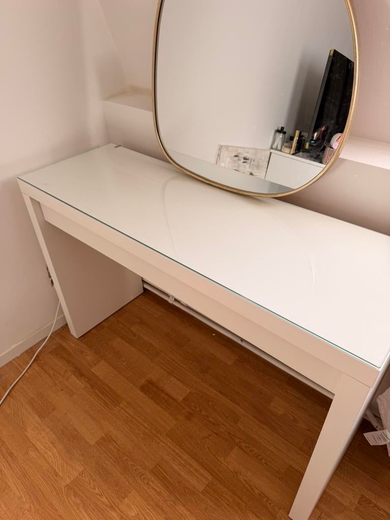 Coiffeuse ikea MALM, Maison & Meubles, Enlèvement, Comme neuf, 100 à 150 cm, Moins de 100 cm