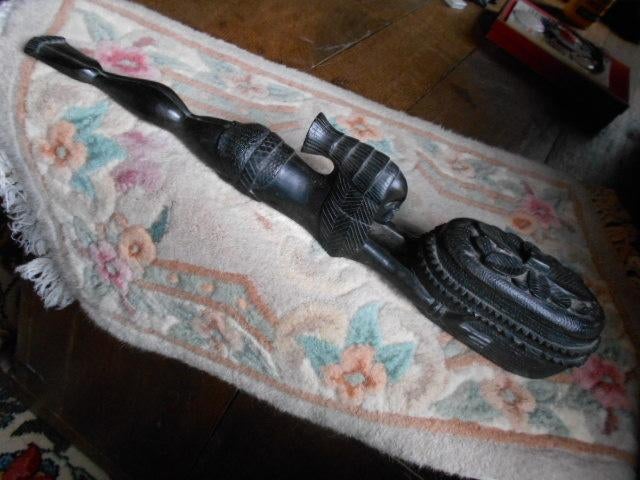 ébène, kongo, années 50, Antiquités & Art, Enlèvement ou Envoi