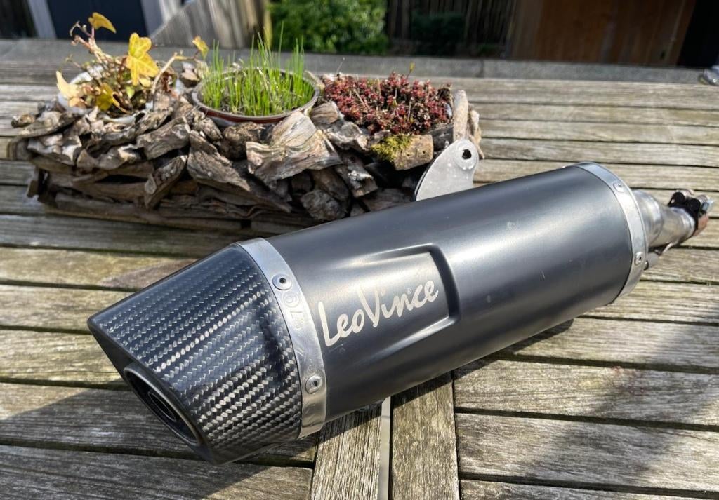 Échappement Leovince Black Edition Vespa GTS/GTV, Enlèvement ou Envoi, Comme neuf, Pot d'échappement, Vespa