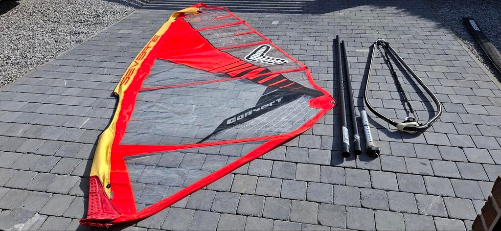 Severne convert 6.0  grement complet, Utilisé, Voile, Avec sac de transport, 5 à 7 m²