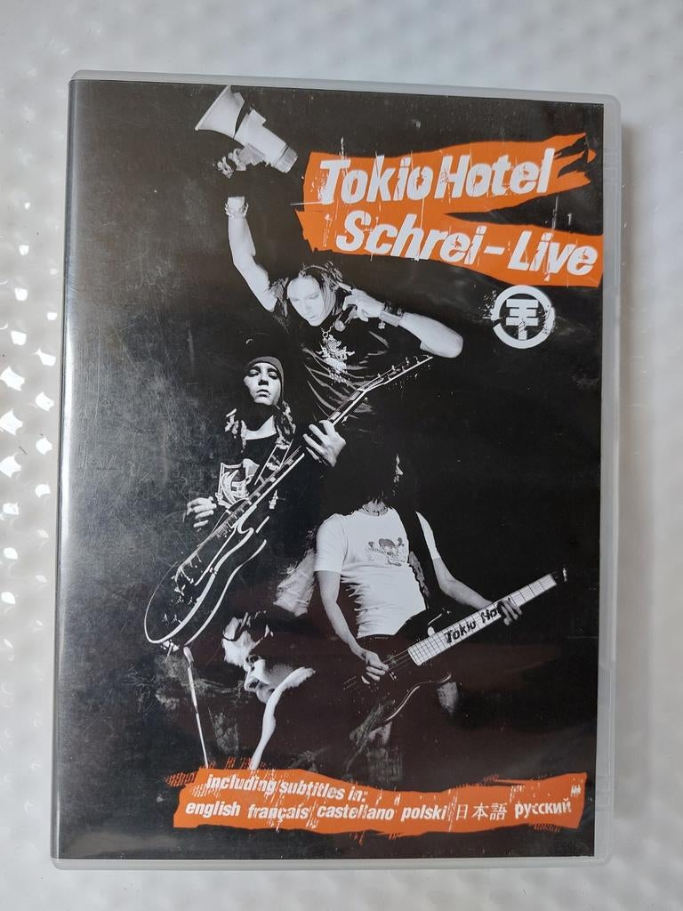 TOKIO HOTEL - SCHREI - LIVE, Cd's en Dvd's, Dvd's | Muziek en Concerten, Verzenden, Zo goed als nieuw