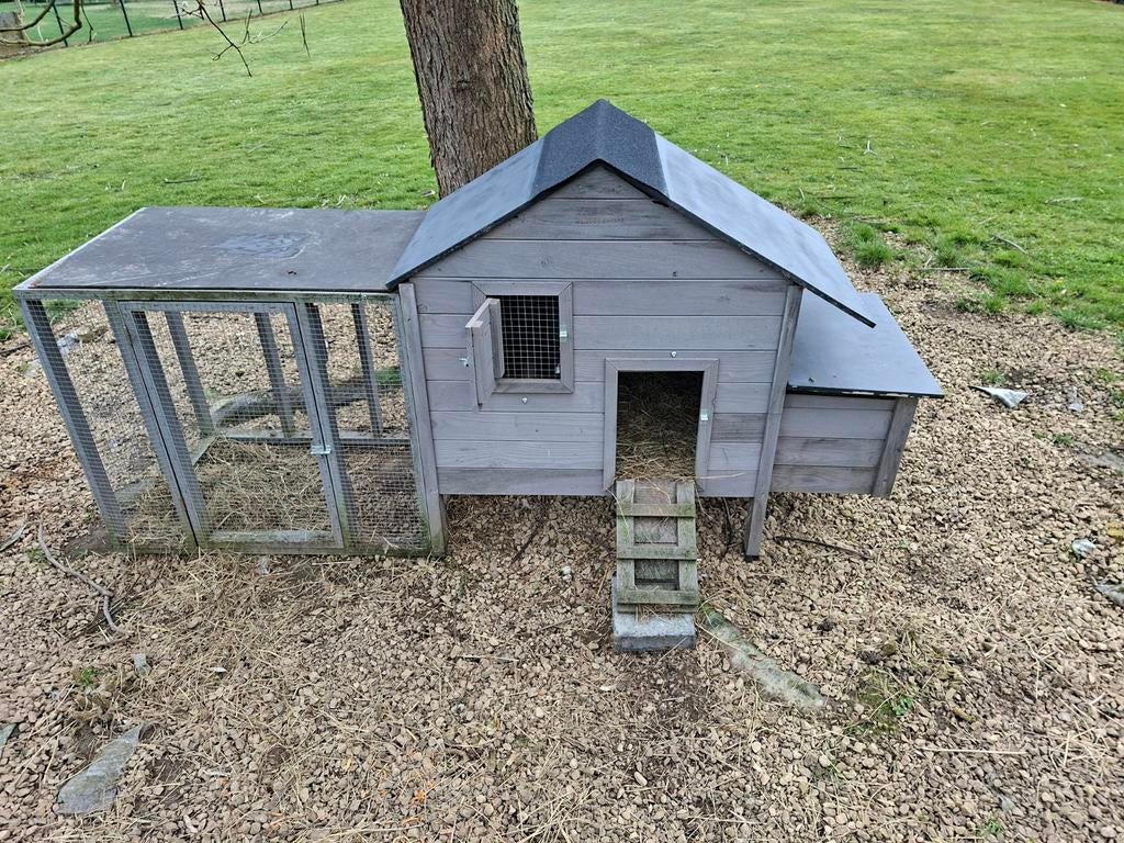 Kippenhok 1 jaar gebruikt geweest nog in goede staat., Dieren en Toebehoren, Ophalen