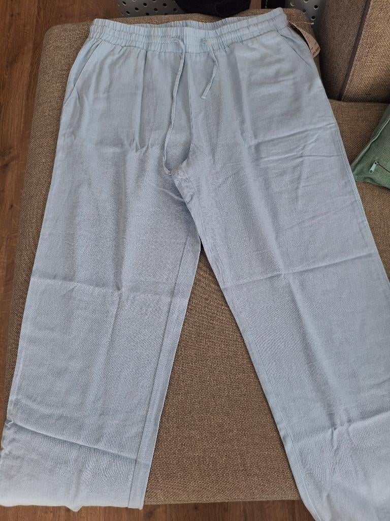 Dames broek, Maat 38/40 (M), Freequent, Blauw, Nieuw