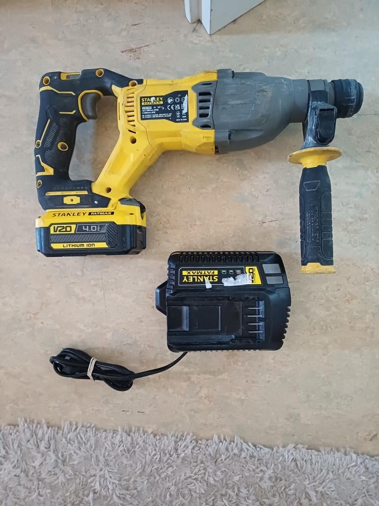 Perforateur STANLEY FATMAX 20V 4Ah, Ophalen of Verzenden