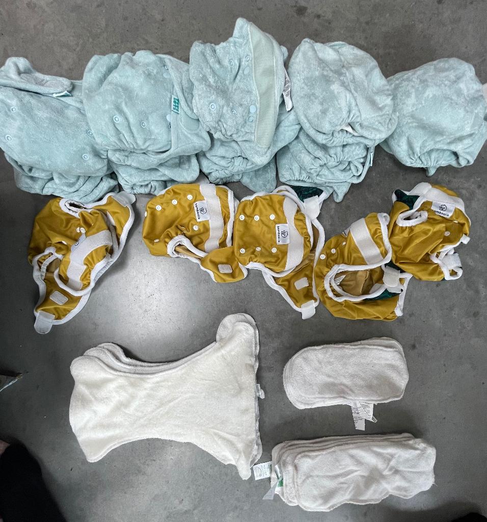 NIEUW Set Wasbare luiers nooit gebruikt totbots/ bamboolik, Ophalen, Nieuw, Overige typen, Overige merken