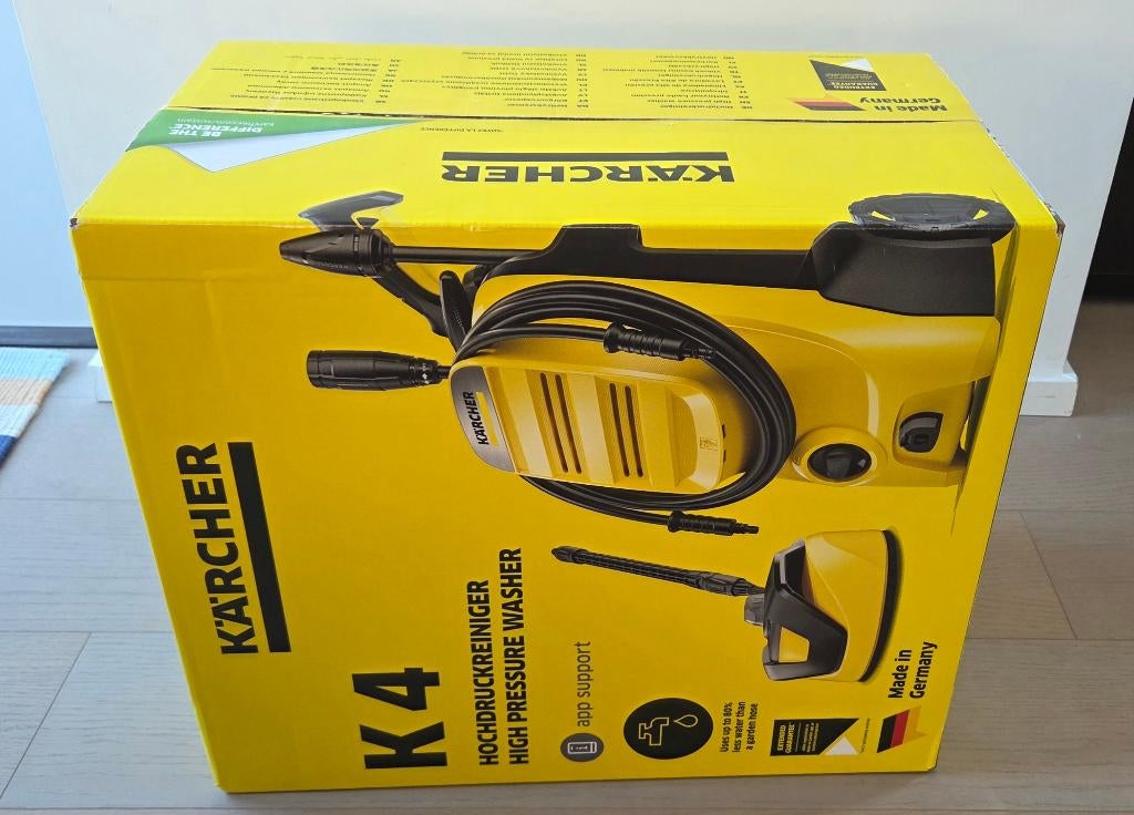 NEW Kärcher K4 Classic + Home Kit – neuf dans la boîte, Neuf, Électrique, Avec pression d'eau réglable, Enlèvement