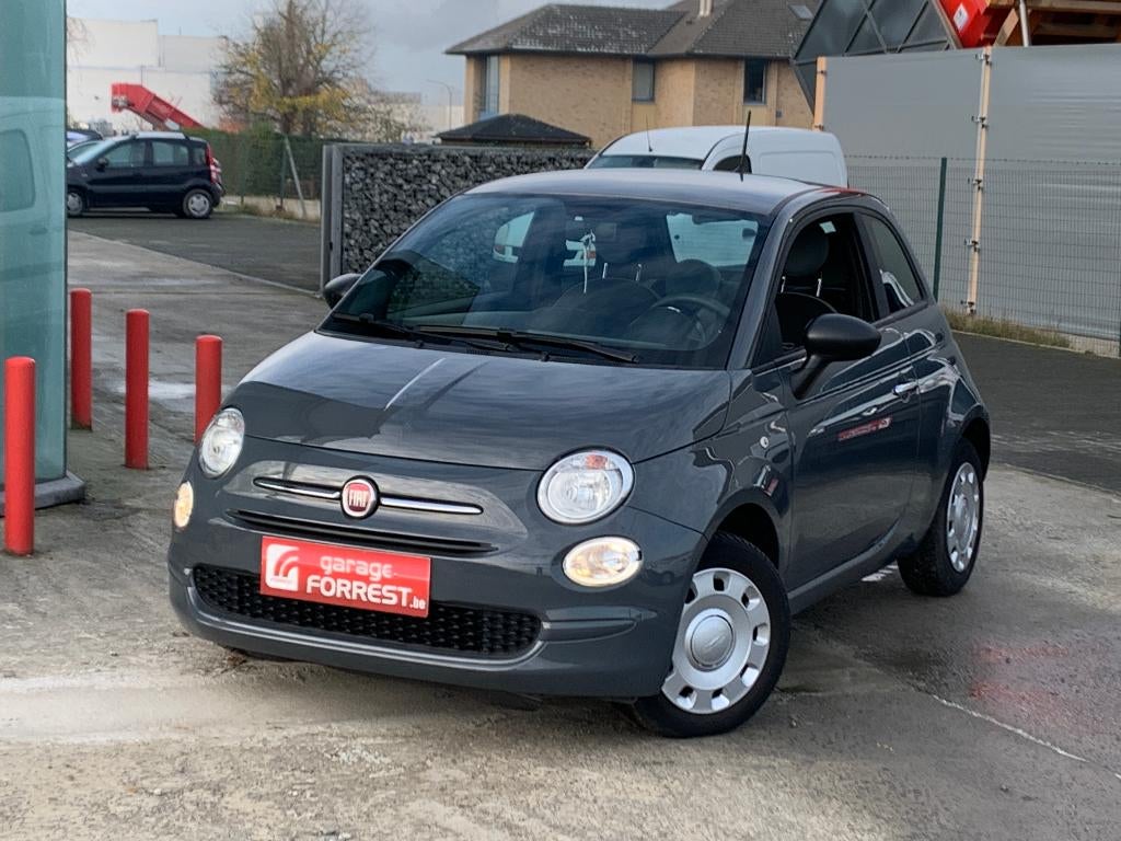 Fiat 500 Pop 1200 cc 70 Pk eerste eigenaar, Voorwielaandrijving, Stof, Handgeschakeld, Grijs