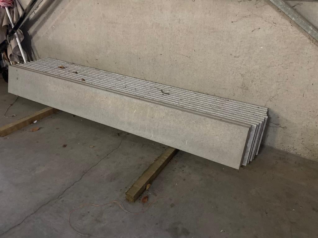 Betonplaat en paalfundering draadomheining, Tuin en Terras, Ophalen, Nieuw