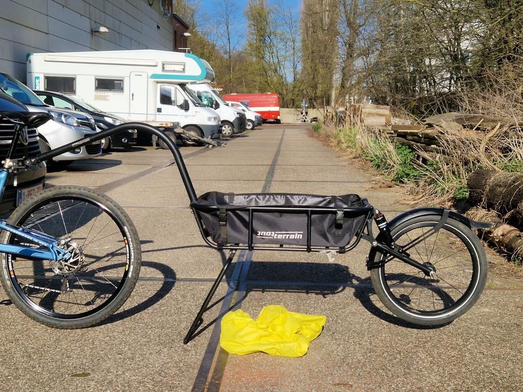 Tout terrain remorque cargo mule + binnentassenset, Ophalen