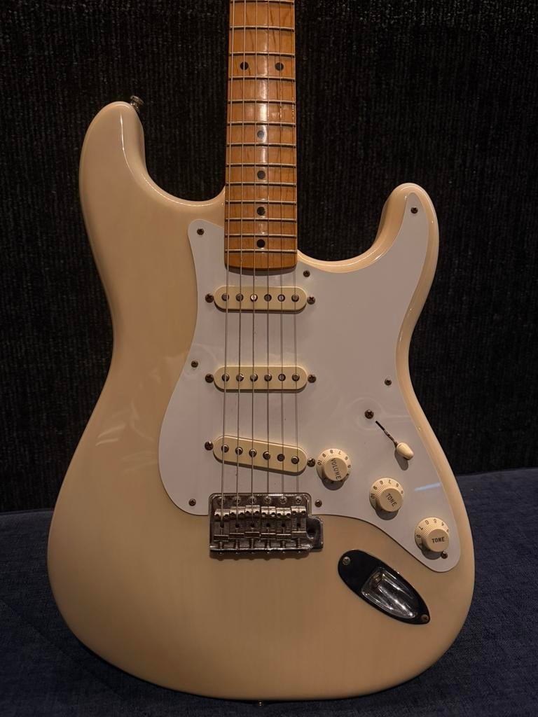 Fender Vintera 50s Stratocaster White - upgraded - topstaat, Ophalen of Verzenden, Fender
