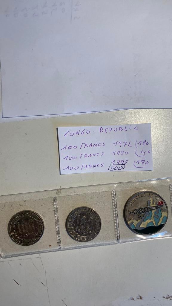 Setje munten Congo republiek, Ophalen of Verzenden, Setje