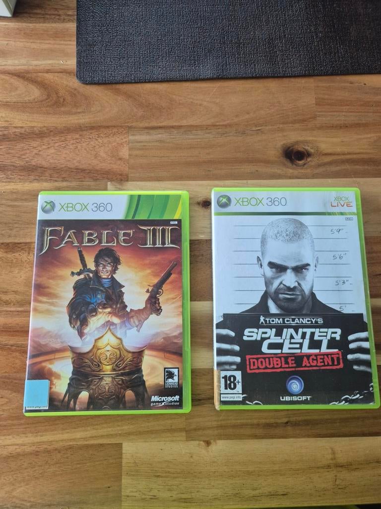 Fable 3/Splintercell Double Agent pour Xbox 360, Consoles de jeu & Jeux vidéo, Jeux | Xbox 360, Enlèvement ou Envoi, Jeu de rôle (Role Playing Game)