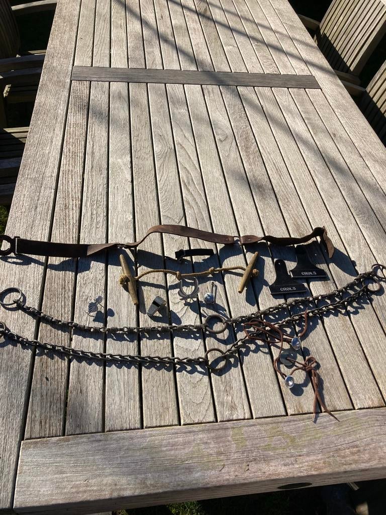 Verzameling rijkswacht kledij en toebehoren, Ophalen, Rijkswacht, Kleding of Schoenen