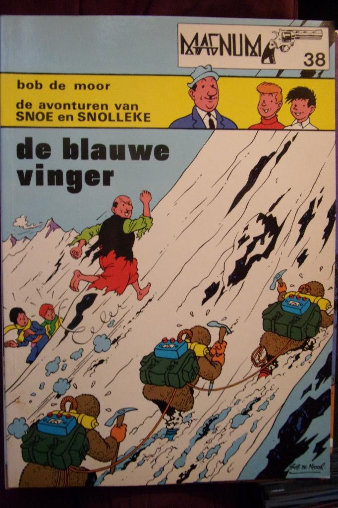 de blauwe vinger , collectie magnum nr 38  softcover, Boeken, Stripverhalen, Ophalen of Verzenden