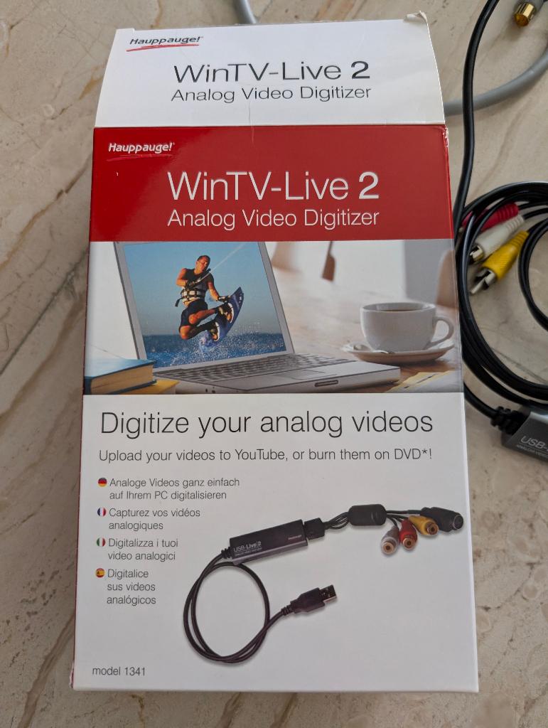 WinTV-Live 2 Analog Video Digitizer, Audio, Tv en Foto, Overige Audio, Tv en Foto, Ophalen of Verzenden, Gebruikt