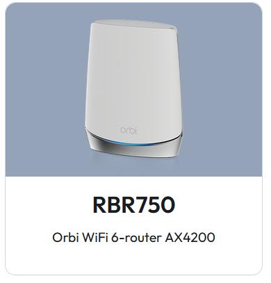 Netgear Orbi Mesh WiFi-6 AX4200 systeem, 1 + 3 stuks, Computers en Software, Accesspoints, Zo goed als nieuw, Ophalen of Verzenden