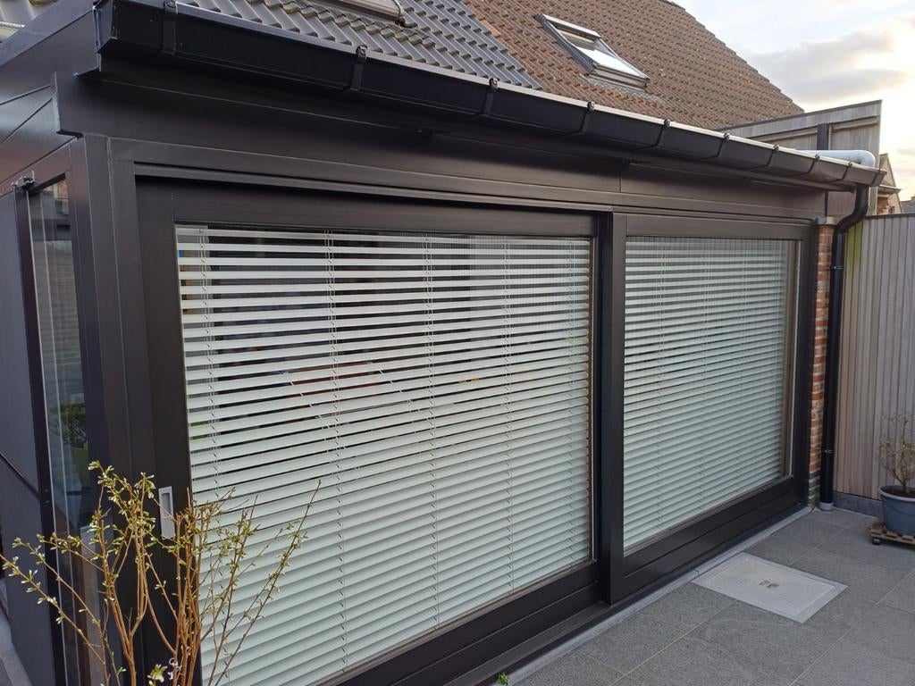 2 x volets et lattes en bois 210x210, Enlèvement