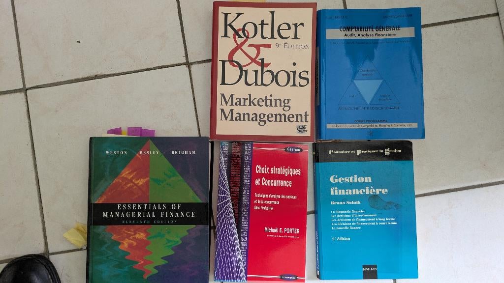 gestion et comptabilité, Livres, Diverse auteurs, Comme neuf, Management, Enlèvement