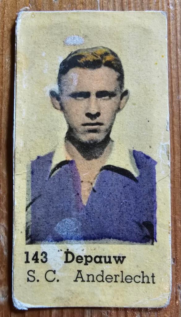 1930s (pre panini) #143 Depauw SC Anderlecht Foot!, Collections, Signets, Enlèvement ou Envoi, Comme neuf
