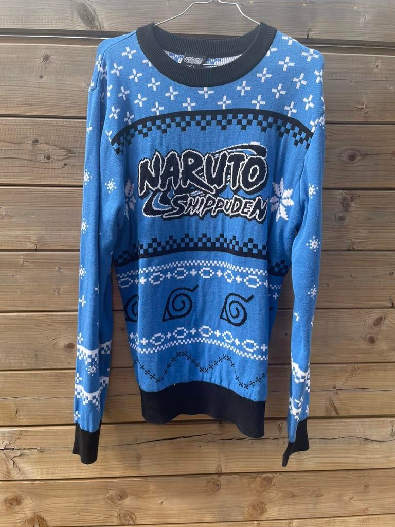 Pull Naruto, Enlèvement, Porté, Taille 42/44 (L), Bleu