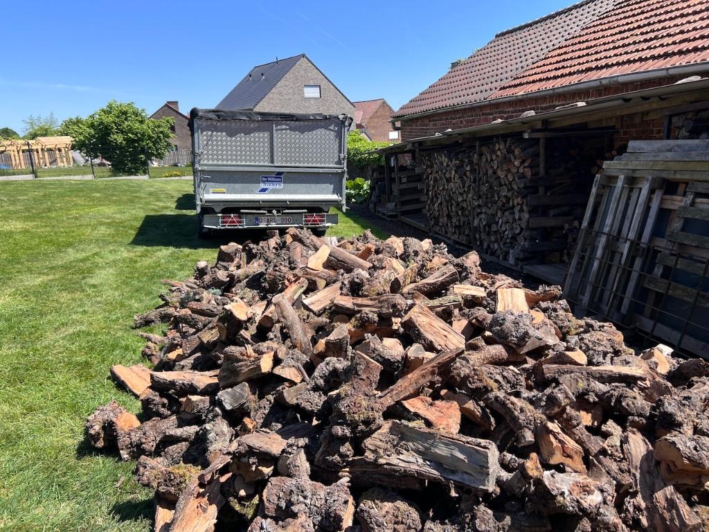Bois de chauffage haut de gamme, Enlèvement