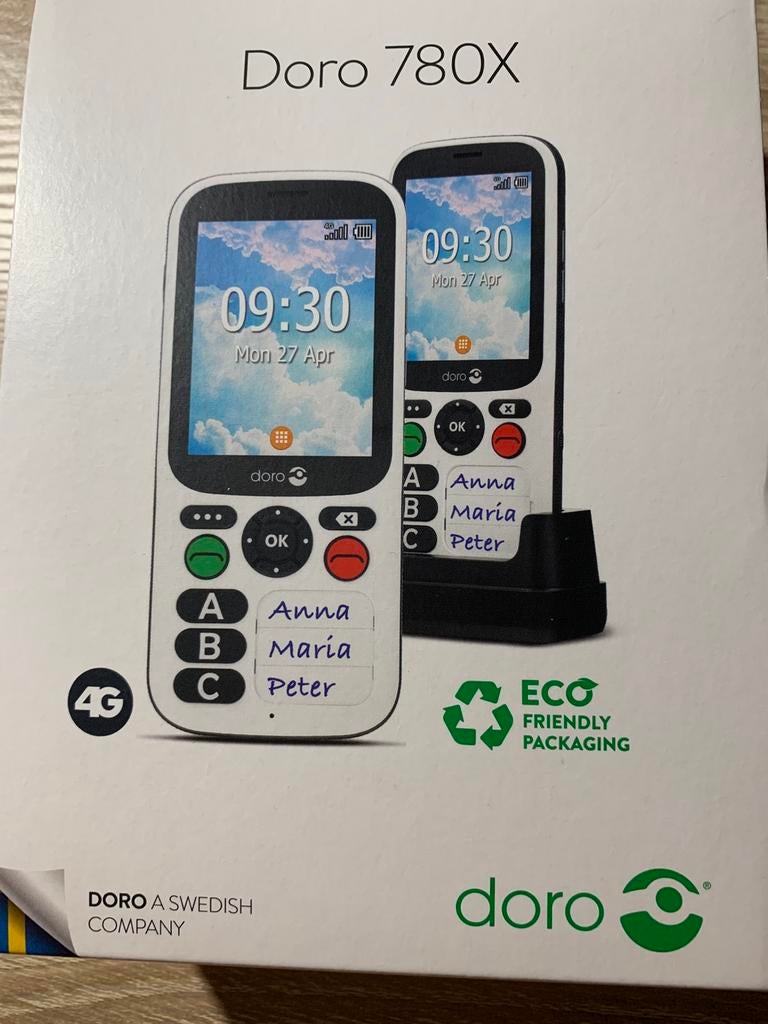 Doro 780X 4G GSM voor ouderen, Télécoms, Téléphonie mobile | Nokia, Autres modèles, Autres couleurs, Comme neuf, Enlèvement