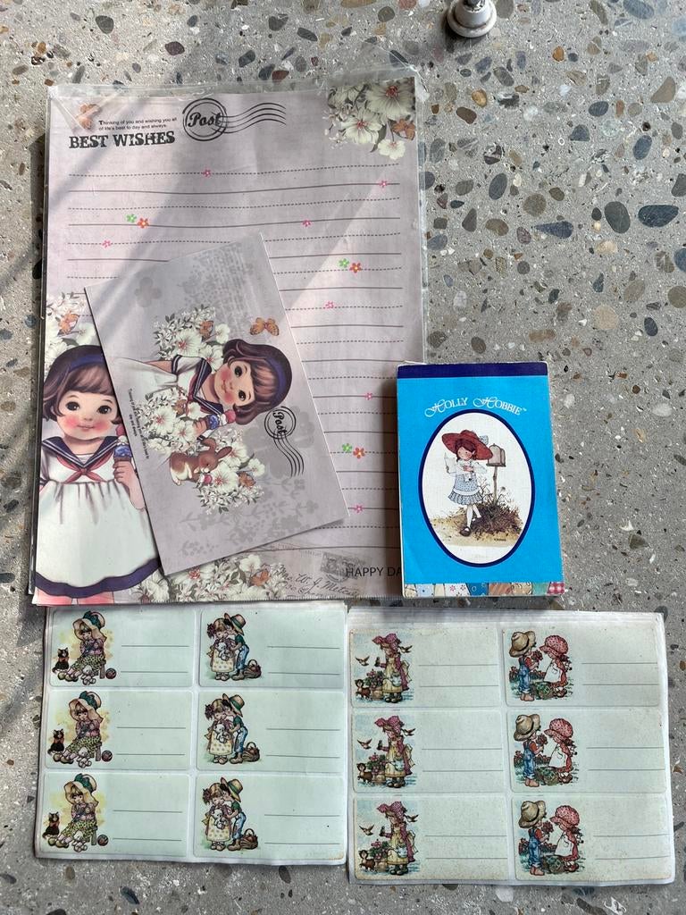 Super schattig en mooie Holly Hobby stickers & kladblok, Verzamelen, Retro, Ophalen