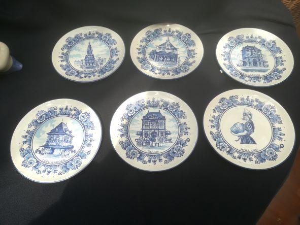 6 Assiettes Holland : Dessert ou Decorative, Antiquités & Art, Antiquités | Céramique & Poterie, Enlèvement ou Envoi
