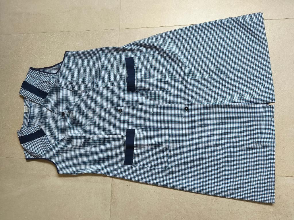 schort lang ,ma flodder, Ophalen of Verzenden, Zo goed als nieuw, Blauw, Schort