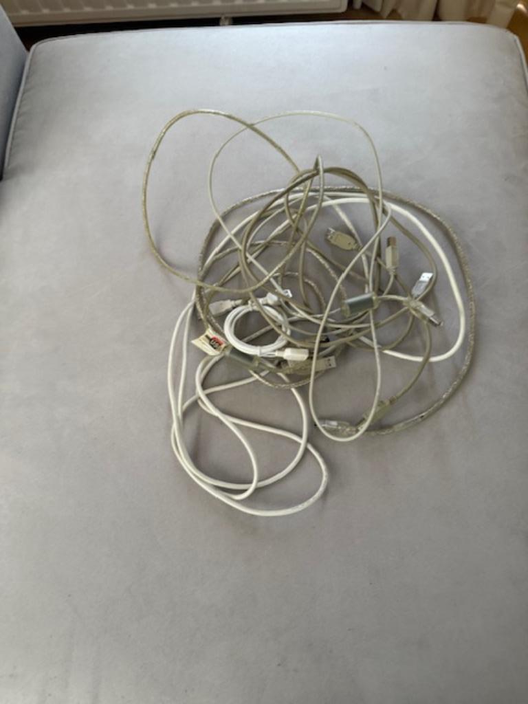 Lot de cables usb (imprimante), Informatique & Logiciels, Enlèvement, Utilisé
