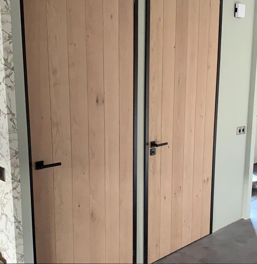 Binnendeuren | Eiken Loftdeur | Barndeur | Staldeur, Doe-het-zelf en Bouw, Deuren en Vliegenramen, 80 tot 100 cm, Binnendeur, Nieuw
