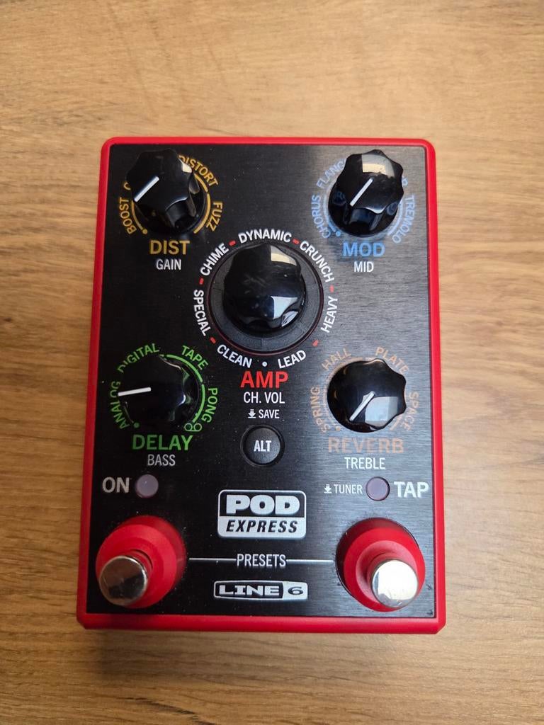 Pédale Line6 Pod Express, Muziek en Instrumenten, Ophalen, Zo goed als nieuw, Multi-effect