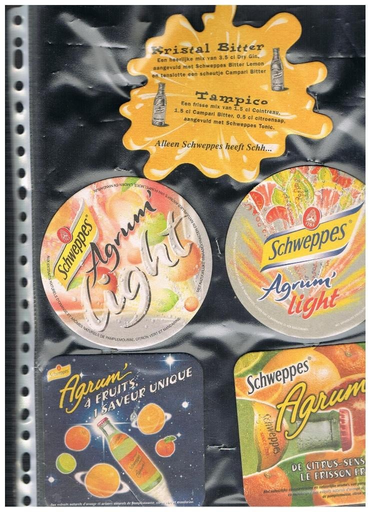 FEUTRE SCHWEPPES, Collections, Envoi, Neuf, Sous-bock