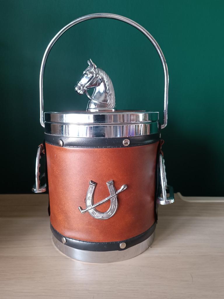Seau à glace vintage avec élégante tête de cheval, Animaux & Accessoires, Chevaux & Poneys | Autres trucs de cheval, Comme neuf