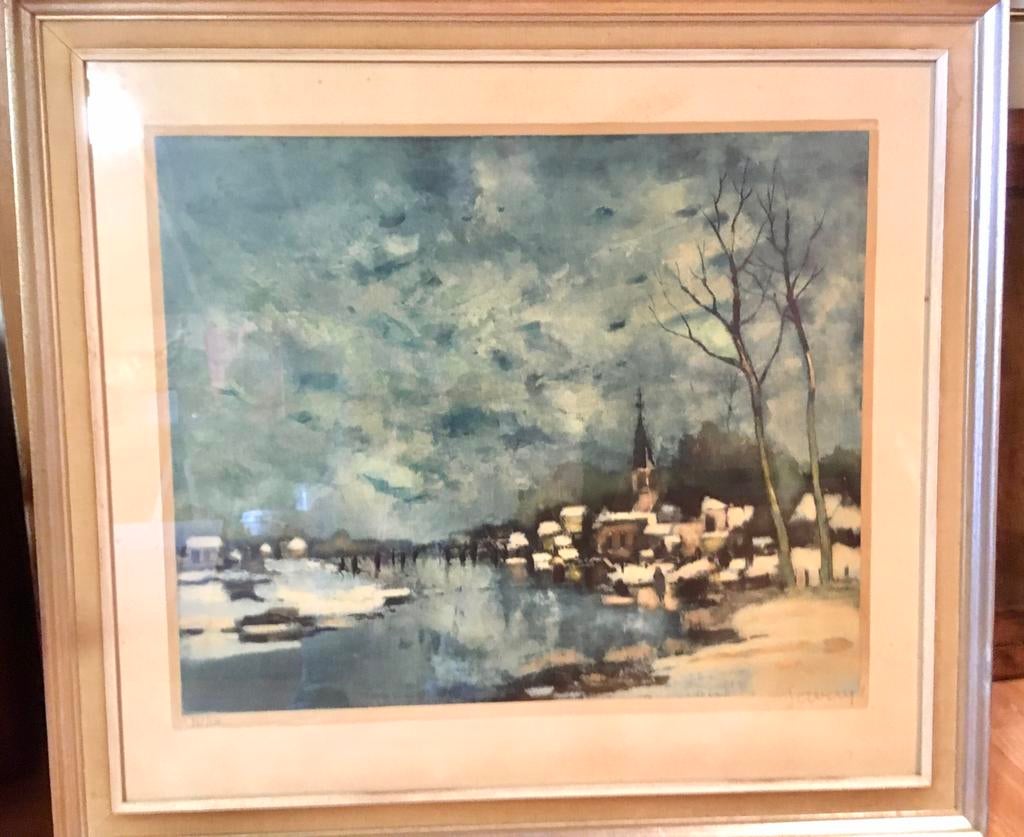 Litho Saverys Albert, Ophalen of Verzenden