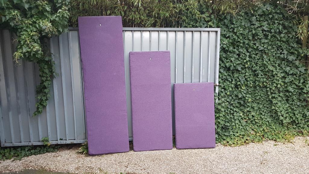 6 pièges à basses, absorbeurs à large bande, Enlèvement, Utilisé