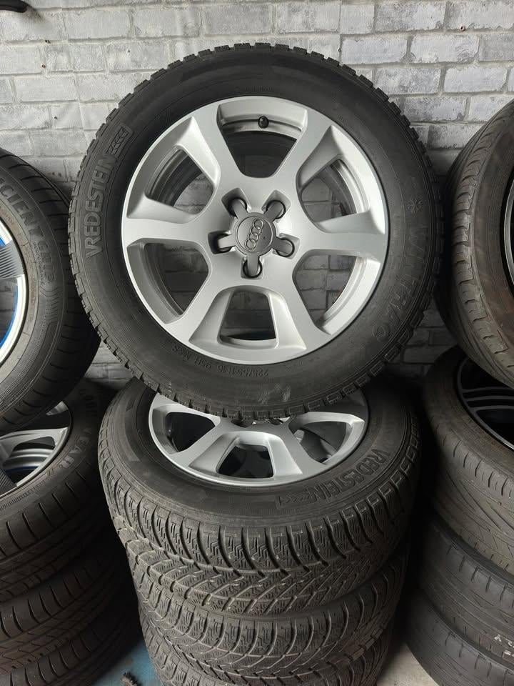 5X112 AUDI 225 55 R16 WINTER OCCASIE COMPLEET 299€, Ophalen, Gebruikt